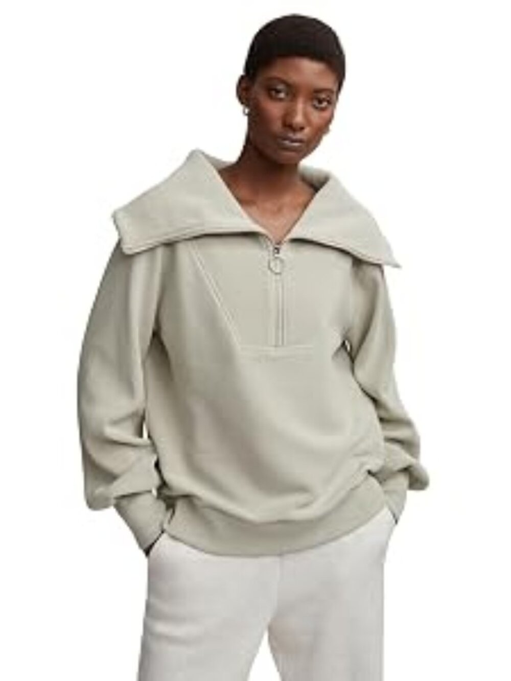 Varley Vine Pullover Abbey Stone SM-NWT